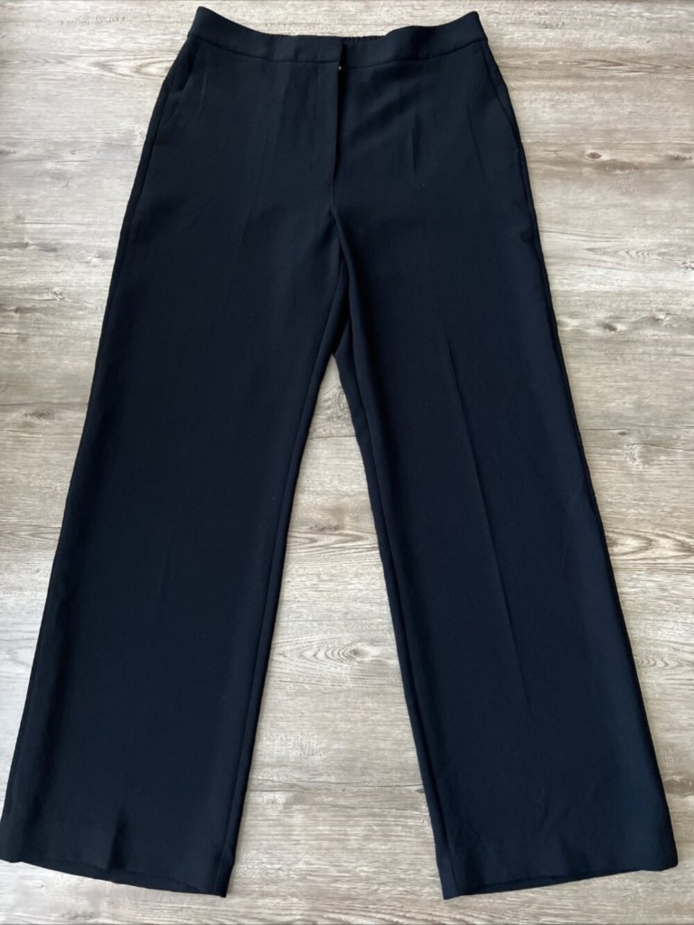Wilfred Alanya High Waisted Wide Leg Crepe Trousers Womens 16 Full Length - Picture 2 of 15